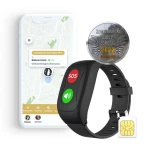 Opaska dla seniora - Locon Life  — opaska SOS dla seniora z pomiarem pulsu i ciśnienia, czujnikiem upadku oraz nielimitowanymi rozmowami (HEBE)