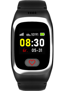 Zegarek opaska SOS dla seniora