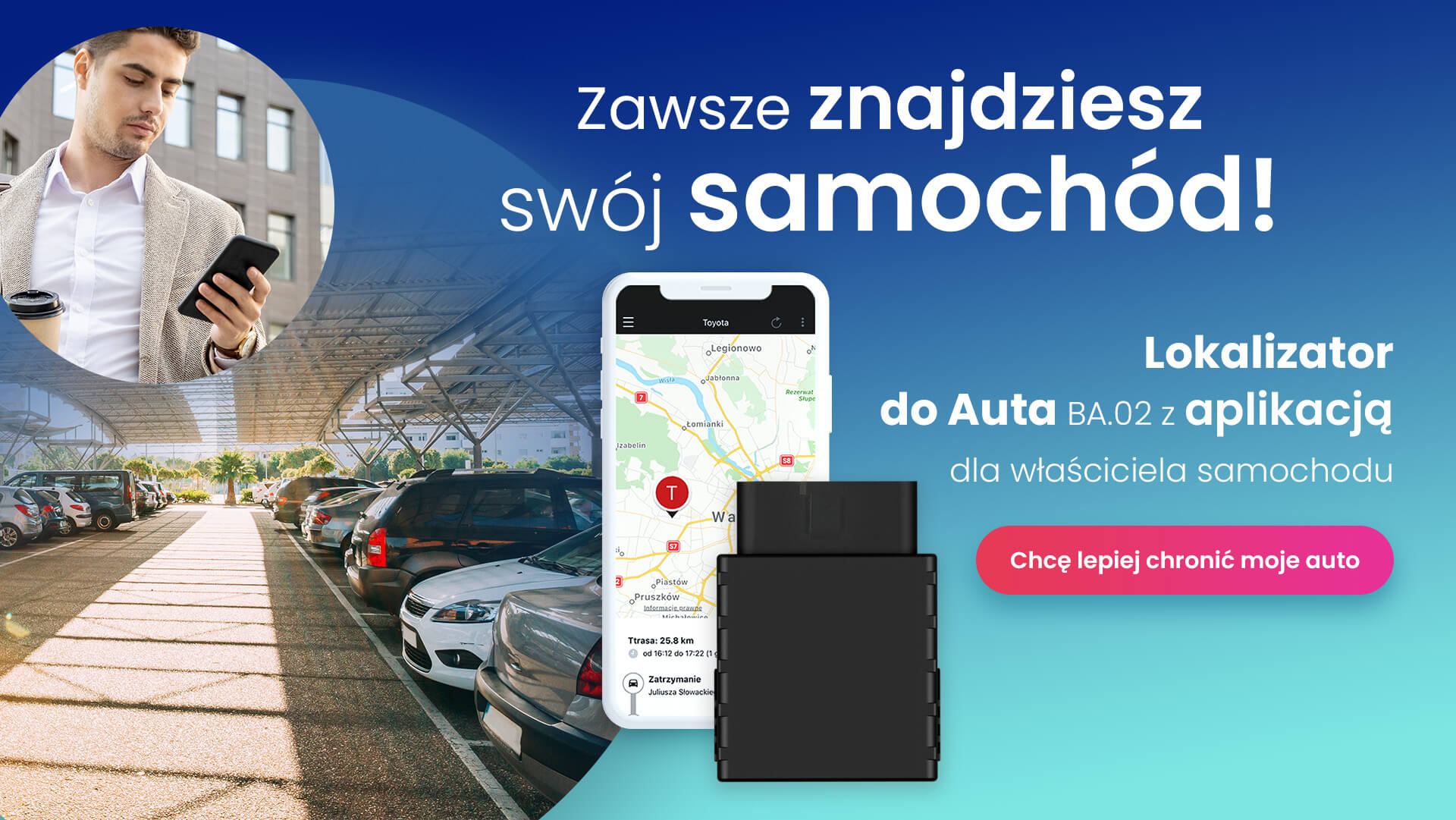 Jak zapewnić sobie monitoring samochodu z aplikacją i lokalizatorem GPS