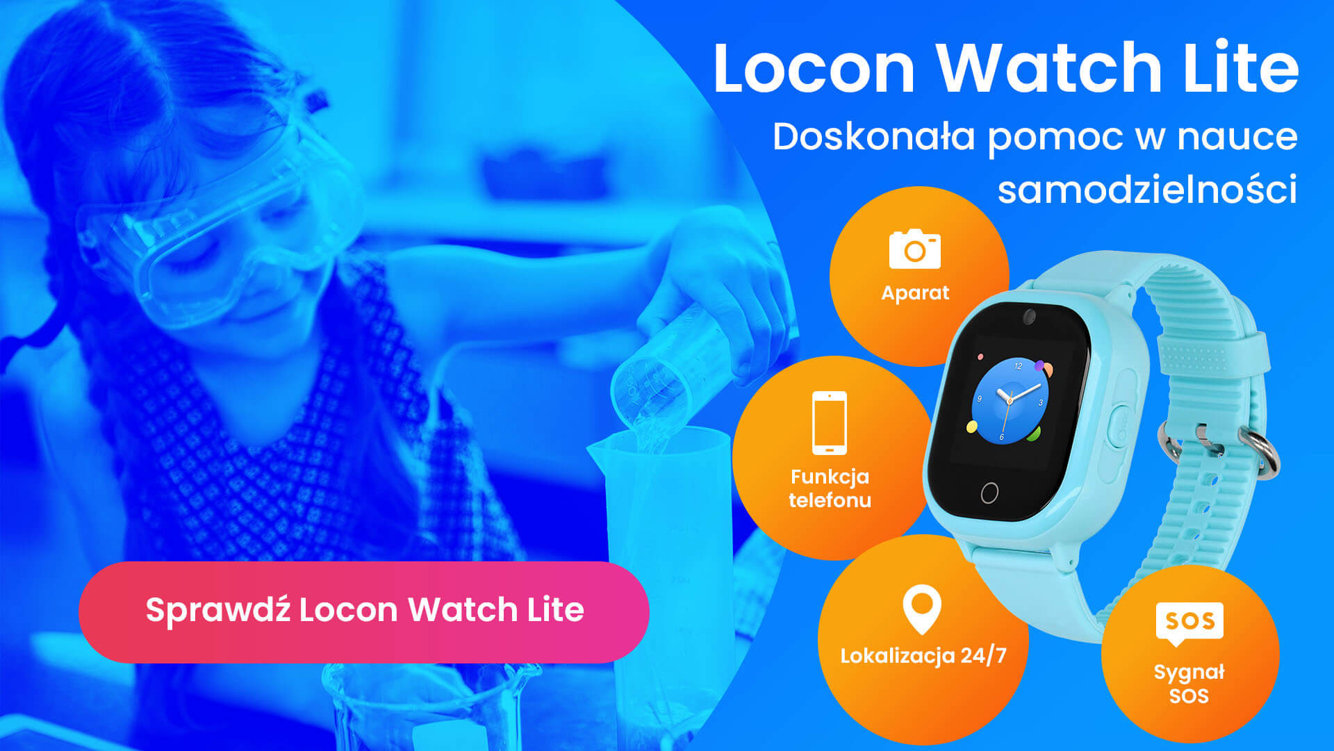 Smartwatch lokalizator GPS Locon Watch Lite