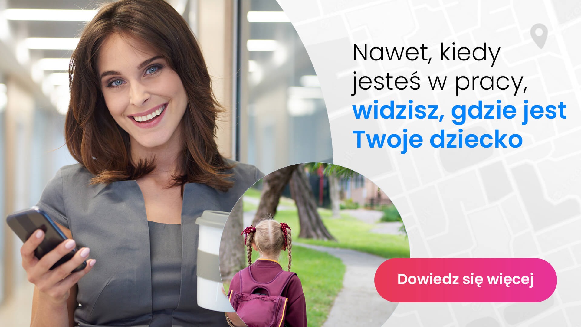 Mama sprawdzająca, czy jej dziecko jest w szkole