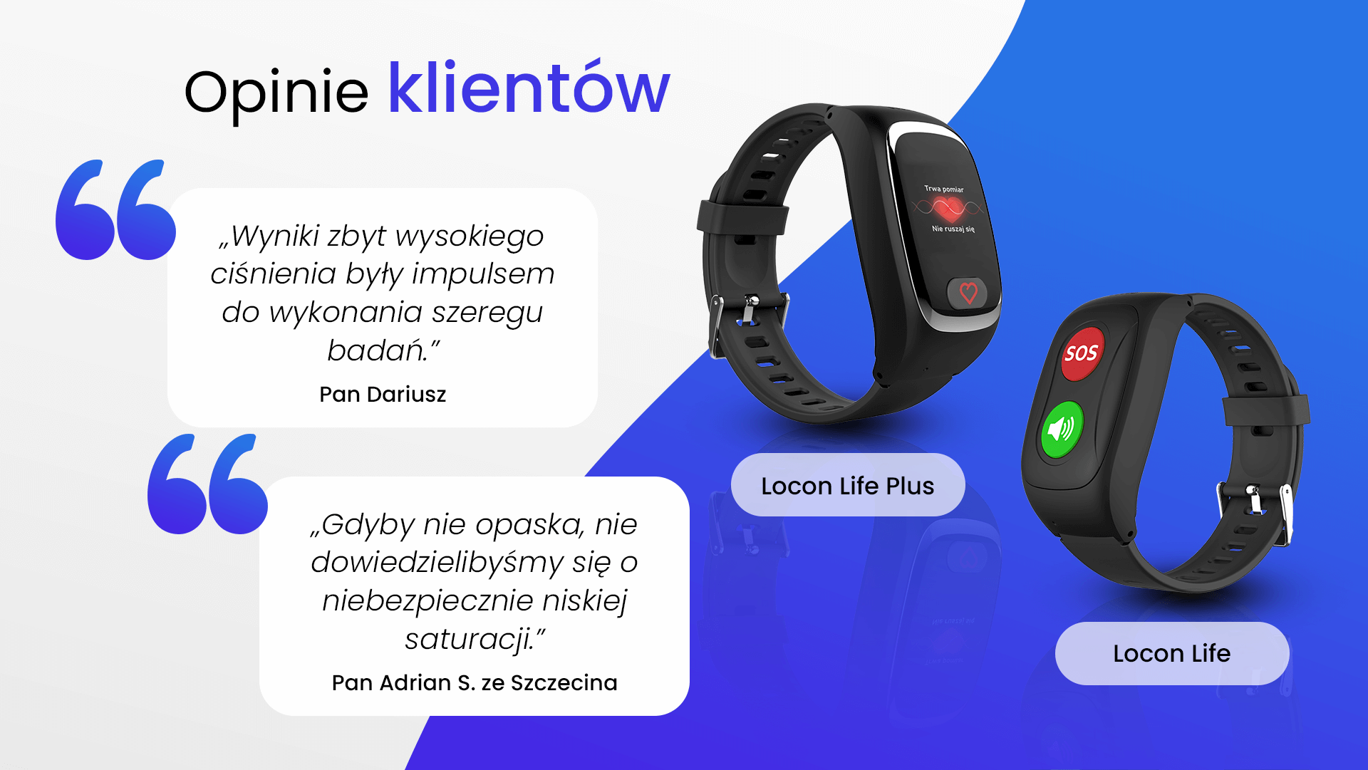 Monitoring zdrowia — co o opaskach Locon myślą klienci