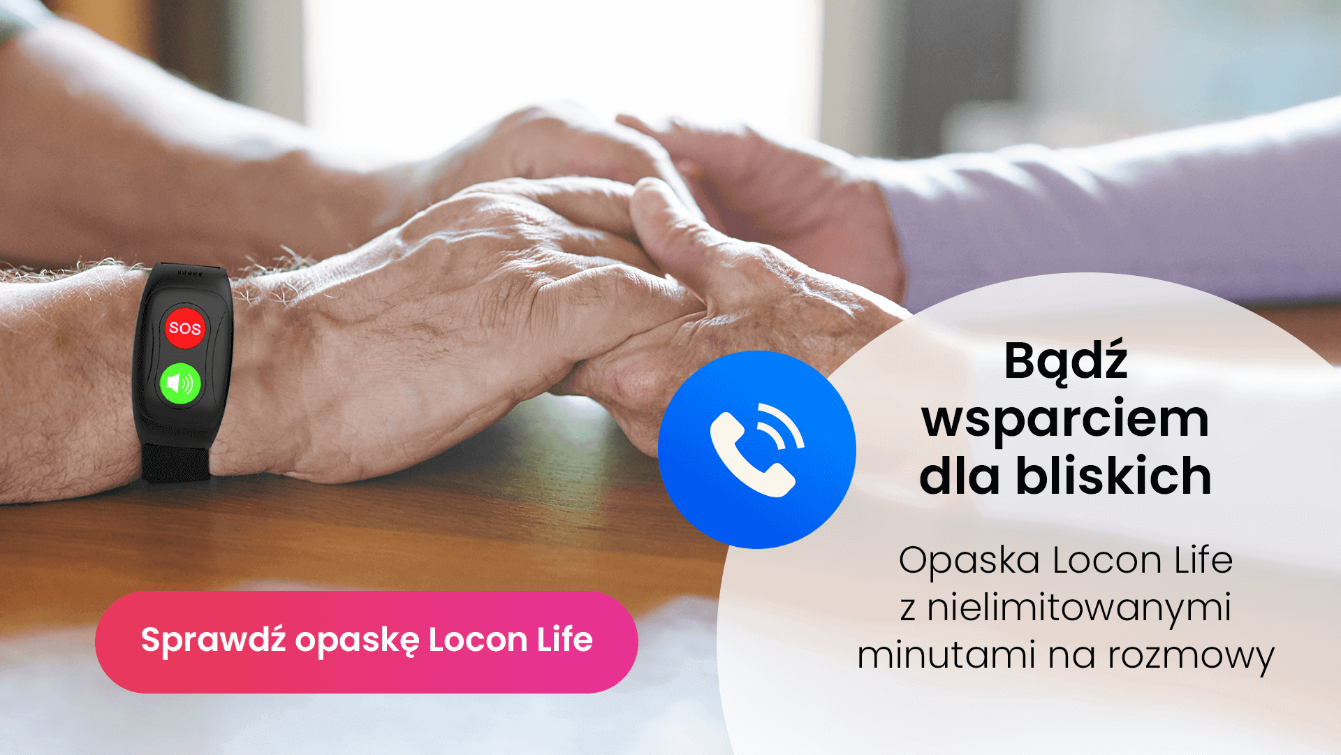 Dłonie starszego mężczyzny trzymające dłonie starszej kobiety