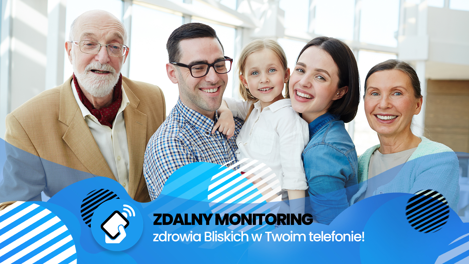 Pełny monitoring zdrowia seniora w nowej wersji aplikacji Bezpieczna Rodzina